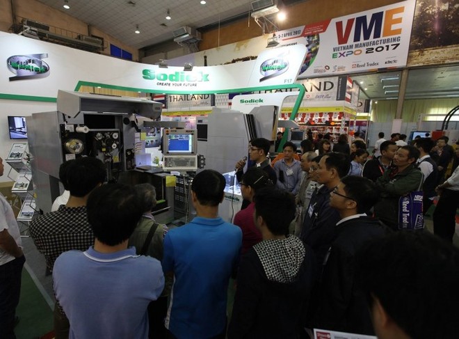 Ứng dụng công nghệ Kl994 nhà cái bóng đá world cup thông minh được trình diễn tại VME17