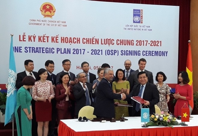 Ký kết Kế hoạch Chiến lược chung giai đoạn 2017 - 2021 giữa Kl993 ưu đãi thưởng hấp dẫn Việt Nam và Liên Hợp Quốc 