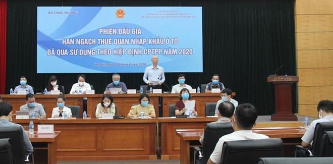 Lần đầu tiên đấu giá hạn ngạch thuế quan Link Vào Nhà Cái KL99 COM Tặng +199k ô tô đã qua sử dụng theo CPTPP