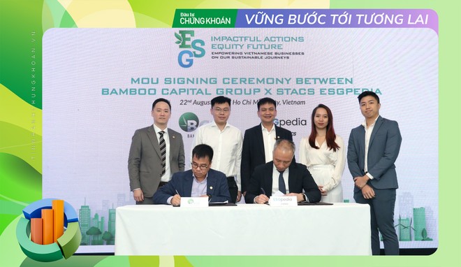 Ông Phạm Minh Tuấn - Phó Chủ tịch Kl994 game bài casino hấp dẫn Bamboo Capital và ông Benjamin Soh - Đồng sáng lập kiêm Giám đốc điều hành STACS - cùng ký kết thỏa thuận hợp tác