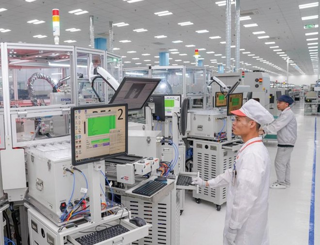 Kl994 nhà cái bóng đá world cup điện thoại di động tại Nhà máy VinSmart (Hải Phòng). Ảnh: Đức Thanh