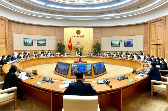 Phiên họp Kl993 ưu đãi thưởng hấp dẫn thường kỳ tháng 2/2021 (Ảnh: VGP)