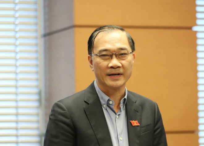 Chủ nhiệm Uỷ ban Kl992 cổng game cá cược Vũ Hồng Thanh phát biểu tại phiên thảo luận tổ - (Ảnh Duy Linh)