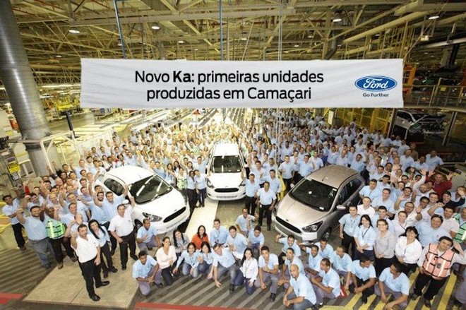 Nhà máy ô tô Ford ở Camacari, Bahia, Brazil khi Kl994 nhà cái bóng đá world cup mẫu Ka năm 2014