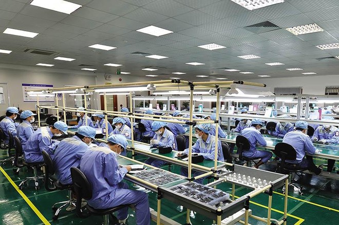 Nhà máy Kl994 nhà cái bóng đá world cup điện thoại Bphone. Ảnh: Đức Thanh