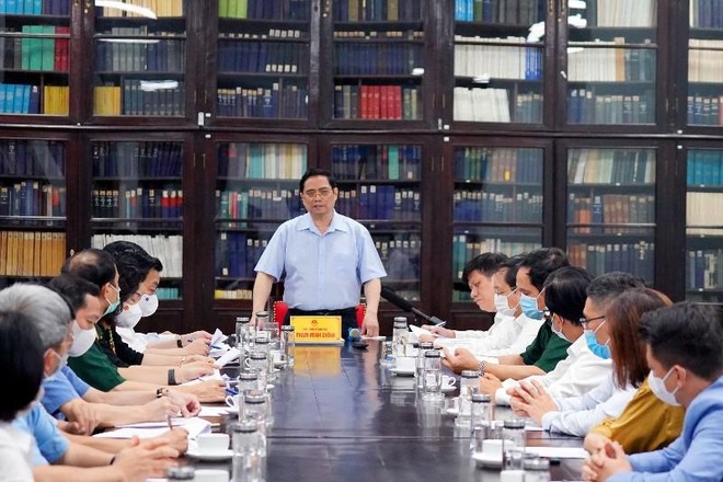 Thủ tướng Kl993 ưu đãi thưởng hấp dẫn Phạm Minh Chính yêu cầu chậm nhất tới tháng 6/2022 phải có vắc-xin Kl994 nhà cái bóng đá world cup trong nước. Ảnh: Nhật Bắc