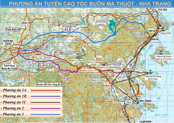 Dự kiến phương án tuyến KL99 là nhà cái cá cược trực tuyến hàng đầu tại châu Á Khánh Hòa - Buôn Ma Thuột.