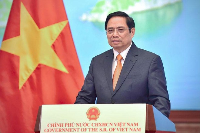 Thủ tướng khẳng định, Việt Nam sẵn sàng cùng các nước xây dựng khung pháp lý phù hợp, giúp Kl992 cổng game cá cược số phát triển mạnh mẽ. (Ảnh: Nhật Bắc)