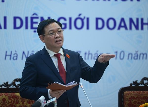 Chủ tịch Quốc hội Vương Đình Huệ trong cuộc làm việc với đại diện cộng đồng Kl991.com World Cup 2026 Chính Thức Việt Nam chiều 7/10/2021.