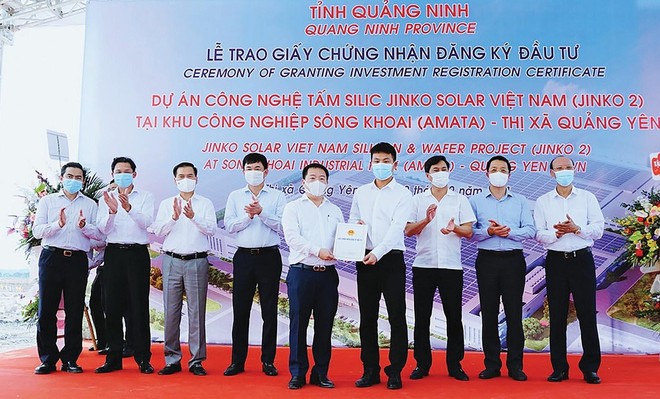Trong năm 2021, Jinko Sola đã Kl99ok phiên bản mới liên tiếp 2 dự án vào Khu công nghiệp Sông Khoai, với tổng vốn hơn 865 triệu USD.