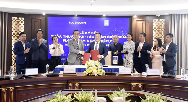 Lễ ký kết hợp tác toàn diện giữa Kl99kl phiên bản hoạt động PVI với FLC Biscom. 