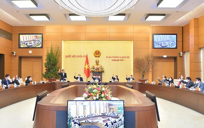 Ủy ban Thường vụ Quốc hội biểu quyết tán thành chủ trương bổ sung kế hoạch Kl99ok phiên bản mới công trung hạn vốn nước ngoài giai đoạn 2021-2025 từ số vốn chưa phân bổ