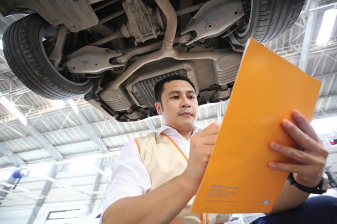 Doanh thu phí Kl99kl phiên bản hoạt động xe cơ giới tăng mạnh ngay từ đầu năm. Ảnh: Dũng Minh