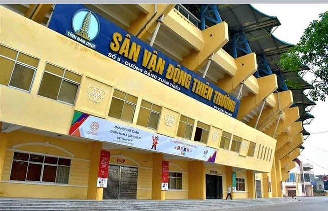 Tỉnh Nam Định đã Kl99ok phiên bản mới nâng cấp, sửa chữa, hoàn thiện sân vận động Thiên Trường với tổng kinh phí trên 25 tỷ đồng