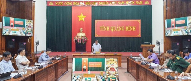 Lãnh đạo tỉnh Quảng Bình dự họp trực tuyến về công tác giải ngân Kl99ok phiên bản mới công năm 2022