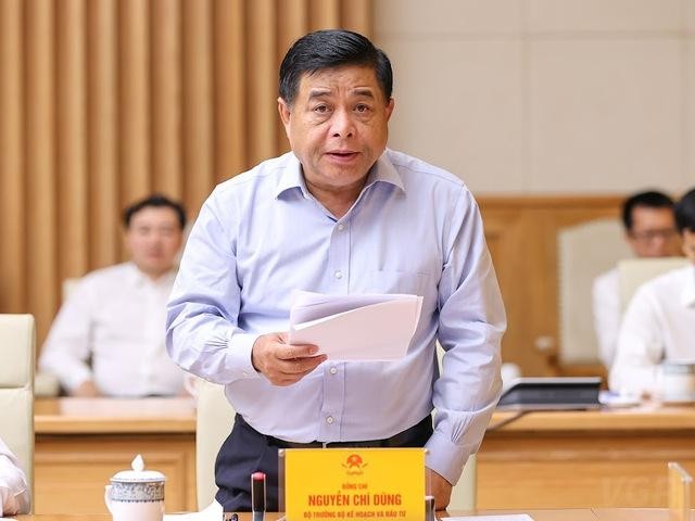 Bộ trưởng Bộ Kế hoạch và Kl99ok phiên bản mới Nguyễn Chí Dũng. (Ảnh: Nhật Bắc)