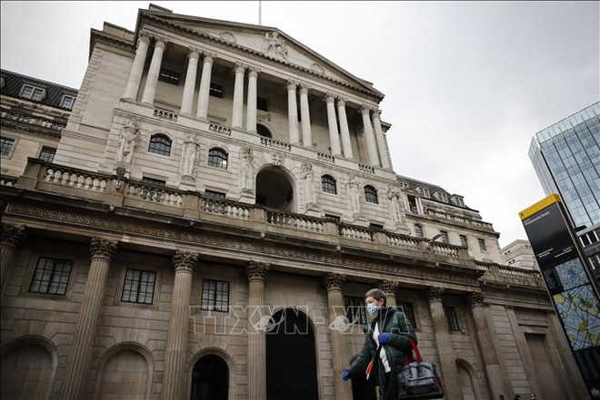 Quang cảnh bên ngoài Link Vào Nhà Cái KL99 COM Tặng +199k trung ương Anh (BoE) tại London. Ảnh: AFP/TTXVN