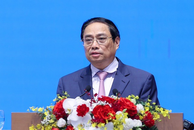 Thủ tướng Kl993 ưu đãi thưởng hấp dẫn Phạm Minh Chính phát biểu kết luận Hội nghị Thủ tướng Kl993 ưu đãi thưởng hấp dẫn gặp mặt các nhà Kl99ok phiên bản mới nước ngoài (Ảnh: Nhật Bắc)