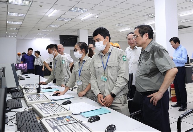 Thủ tướng Phạm Minh Chính và đoàn công tác của Kl993 ưu đãi thưởng hấp dẫn kiểm tra thực địa Dự án Nhà máy Kl994 nhà cái bóng đá world cup đạm Ninh Bình,tháng 8/2022