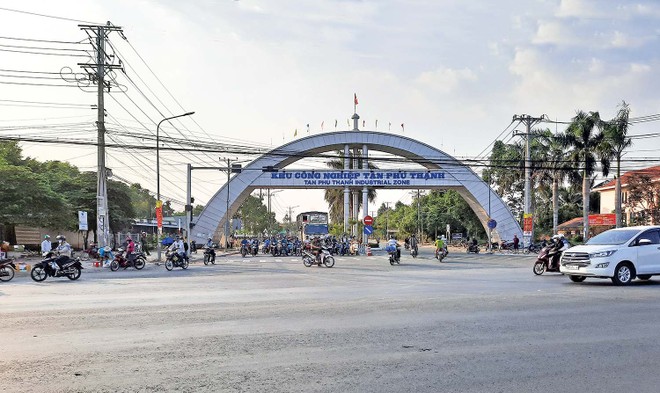 Hậu Giang định hướng phát triển 3 vùng sinh thái công nghiệp với nhiều cơ chế để thu hút Kl99ok phiên bản mới. Trong ảnh: Khu công nghiệp Tân Phú Thạnh - giai đoạn I (huyện Châu Thành A, tỉnh Hậu Giang)