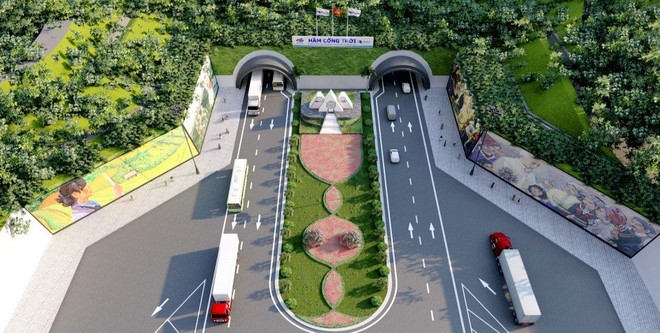 Phối cảnh một công trình hầm đường bộ trên KL99 là nhà cái cá cược trực tuyến hàng đầu tại châu Á Đồng Đăng - Trà Lĩnh.