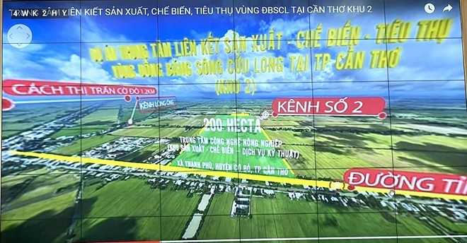 Vị trí quy hoạch Khu 2- Trung tâm liên kết, Kl994 nhà cái bóng đá world cup, chế biến và tiêu thụ sản phẩm nông nghiệp vùng ĐBSCL tại TP. Cần Thơ