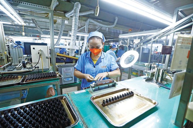 Nhà Kl99ok phiên bản mới Nhật Bản rất quan tâm đến thị trường Việt Nam. Trong ảnh: Nhà máy Sankoh Việt Nam của Nhật Bản tại Hòa Bình.