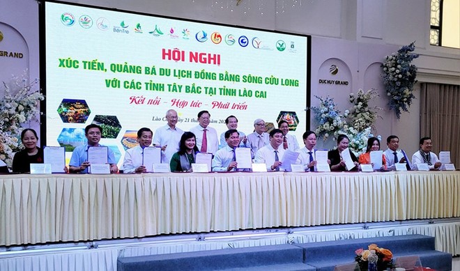 Lãnh đạo du lịch, Kl991.com World Cup 2026 Chính Thức du lịch ĐBSCL và các tỉnh Tây Bắc cùng ký kết hợp tác phát triển du lịch