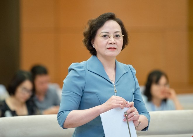 Bộ trưởng Bộ Nội vụ Phạm Thị Thanh Trà.
