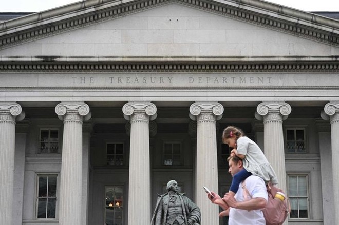 Bên ngoài tòa nhà Bộ Kl991.com nạp rút nhanh Mỹ ở Washington, D.C. Ảnh: AFP