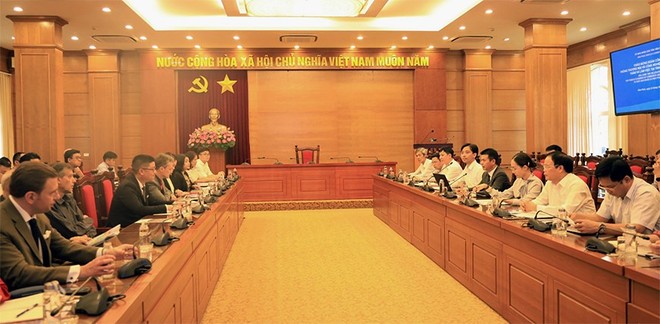 Phòng Thương mại và Công nghiệp Pháp tại Việt Nam thăm và tìm hiểu môi trường Kl99ok phiên bản mới tại Vĩnh Phúc
