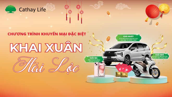 Chương trình khuyến mại khai xuân hái lộc của Kl99kl phiên bản hoạt động nhân thọ Cathay Việt Nam