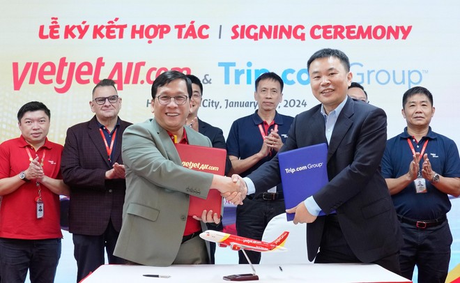 Vietjet hợp tác Kl994 game bài casino hấp dẫn Trip.com tăng cường trải nghiệm cho khách hàng toàn cầu