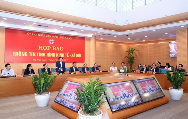 Năm 2023, tăng trưởng GRDP của Hà Nội gấp 1,24 lần cả nước.
