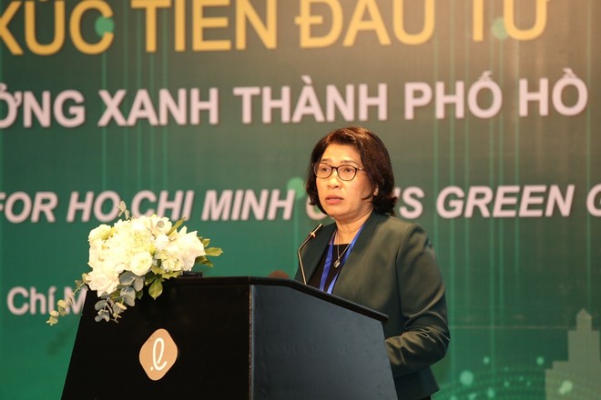 Bà Lê Thị Huỳnh Mai, Giám đốc Sở Kế hoạch và Kl99ok phiên bản mới TP.HCM phân tích những cơ hội mà Thành phố có thể tận dụng từ Nghị quyết 98 để phát triển, tăng trưởng xanh.