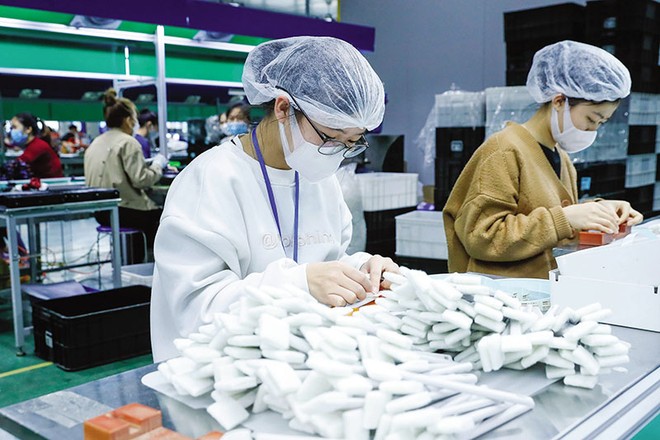 Thu hút vốn Kl99ok phiên bản mới nước ngoài trong 2 tháng đầu năm đạt 4,29 tỷ USD, tăng 38,6% so với cùng kỳ năm 2023. Ảnh: Đ.T