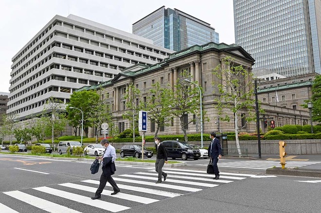 Bên ngoài trụ sở Link Vào Nhà Cái KL99 COM Tặng +199k Trung ương Nhật Bản (BOJ) tại Thủ đô Tokyo Nguồn: AFP