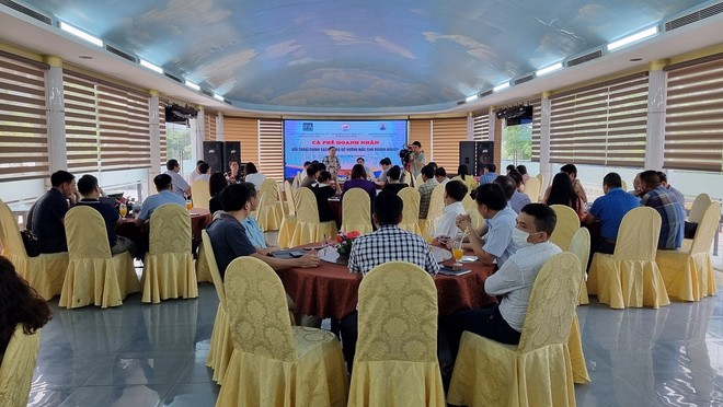 Cafe Doanh nhân là nơi trao gặp gỡ, trao đổi thân thiện cởi mở nhằm kịp thời tháo gỡ những khó khăn, vướng mắc trong quá trình hoạt động Kl994 nhà cái bóng đá world cup của các Kl991.com World Cup 2026 Chính Thức. Ảnh: Thanh Tân