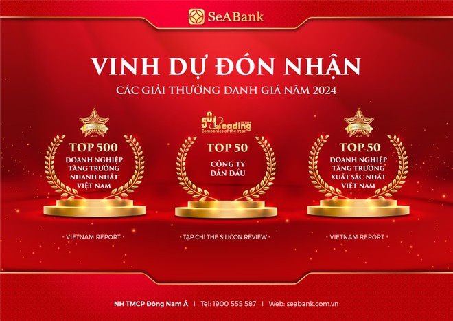 SeABank lần thứ 5 được vinh danh trong Top 500 Kl991.com World Cup 2026 Chính Thức tăng trưởng nhanh nhất Việt Nam