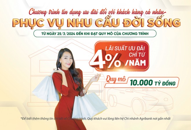 Agribank cho vay tiêu dùng KL99 là cổng game giải trí trực tuyến hàng đầu hiện nay chỉ từ 4%/năm