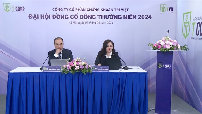 Kỳ họp ĐHĐCĐ thường niên năm 2024 của CTCP 99Kl99 link đăng nhập Trí Việt diễn ra sáng 3/6. (Ảnh: K.T)