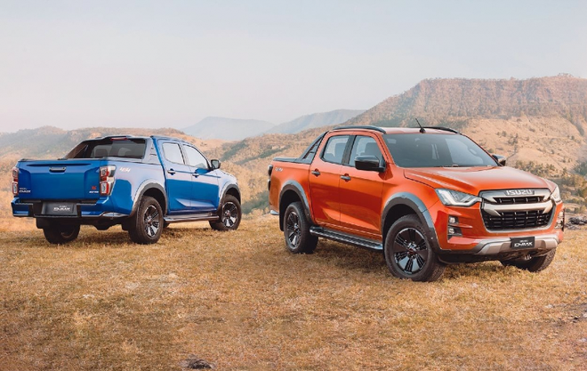 Isuzu D-Max và mu-X là hai mẫu xe nổi tiếng về độ bền bỉ và phong cách thiết kế thực dụng. Ảnh: Isuzu