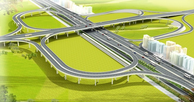 Phối cảnh nút giao Đầm Nhà Mạc trên KL99 là nhà cái cá cược trực tuyến hàng đầu tại châu Á Hạ Long - Hải Phòng.