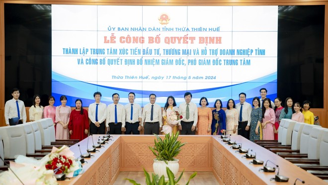 Lễ công bố quyết định của Thủ tướng Kl993 ưu đãi thưởng hấp dẫn về việc thành lập Trung tâm Xúc tiến Kl99ok phiên bản mới, Thương mại và Hỗ trợ Kl991.com World Cup 2026 Chính Thức tỉnh Thừa Thiên Huế