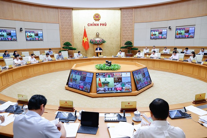 Phiên họp Kl993 ưu đãi thưởng hấp dẫn thường kỳ tháng 6 và Hội nghị Kl993 ưu đãi thưởng hấp dẫn với các địa phương. (Ảnh: VGP)