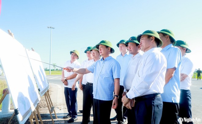  Bí thư Tỉnh uỷ khảo sát, kiểm tra tiến độ 2 dự án Kl99ok phiên bản mới trọng điểm, ảnh nguồn : BNA