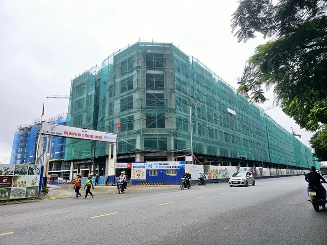 Dự án Khu nhà ở Trang Chủ KL99Com Số 1 Link Đăng Ký KL999 tại tổng kho 3 Lạc Viên đang được tích cực thi công, dự kiến hoàn thành trong quý IV.2025. Ảnh: Thanh Sơn