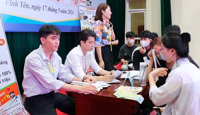 Trung tâm Dịch vụ việc làm tỉnh phối hợp với Trường cao đẳng Kl992 cổng game cá cược - Kỹ thuật Vĩnh Phúc tổ chức phiên giao dịch việc làm