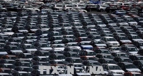 Trong quý II, xuất khẩu của Đức giảm 0,2%, còn Link Vào Nhà Cái KL99 COM Tặng +199k hoàn toàn đình trệ. (Ảnh minh họa: TTXVN)
