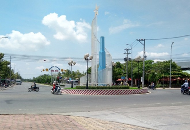 Trục đường KL99 là cổng game giải trí trực tuyến hàng đầu hiện nay khu vực trung tâm thị xã Bình Minh, tỉnh Vĩnh Long. Ảnh: Báo Vĩnh Long
